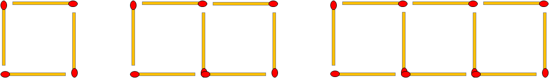 Matchstick pattern 